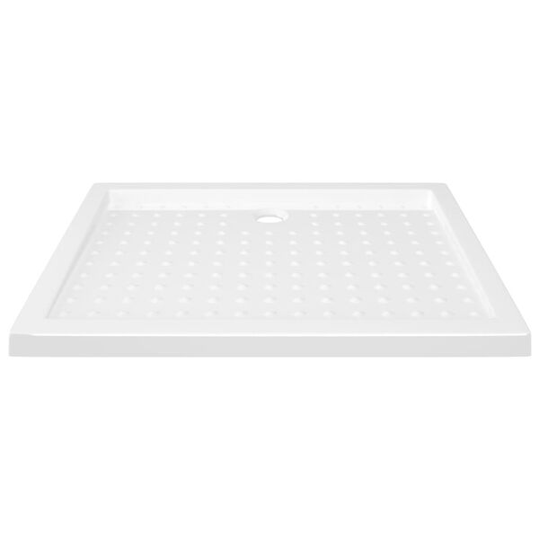 vidaXL Shower Base Tray with Dots White 90x70x4 cm ABS