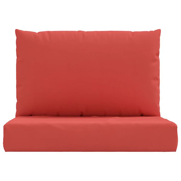 vidaXL Pallet Cushions 2 pcs Red Oxford Fabric