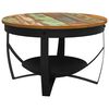 vidaXL Coffee Table &Oslash;68x43 cm Solid Reclaimed Wood