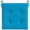 vidaXL Garden Chair Cushions 6 pcs Blue 40x40x4 cm Oxford Fabric