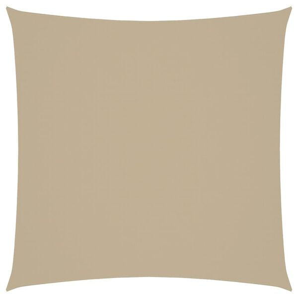 vidaXL Sunshade Sail Oxford Fabric Square 2.5x2.5 m Beige