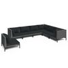 vidaXL Garden Lounge Set | Dark Grey