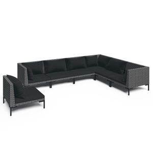vidaXL Garden Lounge Set | Dark Grey