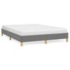 vidaXL Bed Frame without Mattress Dark Grey 140x200 cm Fabric