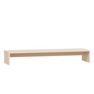 vidaXL Monitor Stand 100x27x15 cm Solid Wood Pine