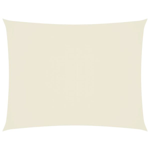 vidaXL Sunshade Sail Oxford Fabric Rectangular 2x3.5 m Cream