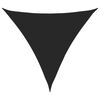 vidaXL Sunshade Sail Oxford Fabric Triangular 3x3x3 m Black
