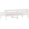 vidaXL Day Bed without Mattress White 90x200 cm Solid Wood Pine