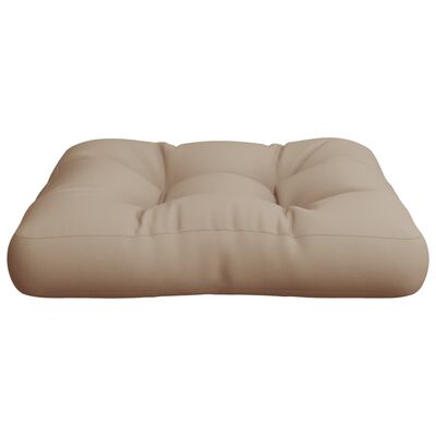 vidaXL Pallet Cushion Taupe 60x60x12 cm Fabric