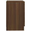 vidaXL Bedside Cabinets 2 pcs Brown Oak 38x35x56 cm Engineered Wood
