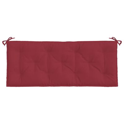 vidaXL Garden Bench Cushion Wine Red 120x50x7 cm Oxford Fabric