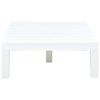 vidaXL 5 Piece Garden Lounge Set Plastic White
