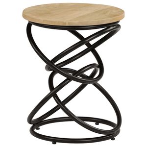 vidaXL End Table Solid Mango Wood 40x50 cm