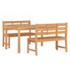 vidaXL 3 Piece Garden Dining Set Solid Wood Teak