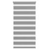 vidaXL Zebra blind 60.9x120 cm Fabric Width 56.7 cm grey