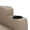vidaXL Massage Chair Cappuccino Faux Leather