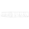 vidaXL Outdoor Dog Kennel Silver 8x12x2 m Galvanised Steel