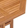 vidaXL Folding Garden Dining Table 90x90x75 cm Solid Teak Wood