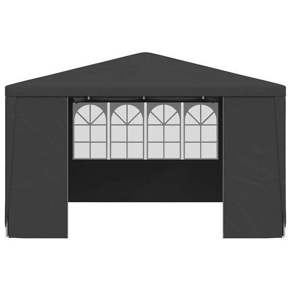 vidaXL Professional Party Tent with Side Walls 4x4 m Anthracite 90 g/m?