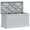 vidaXL Garden Storage Box 420 L Light Grey