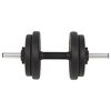 vidaXL Barbell and Dumbbell Set 30 kg