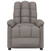 vidaXL Recliner Chair Taupe Fabric