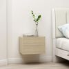 vidaXL Bedside Cabinet Sonoma Oak 40x30x30 cm Engineered Wood