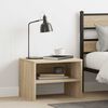 vidaXL Bedside Cabinet Sonoma Oak 40x30x30 cm Engineered Wood