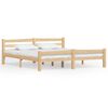 vidaXL Bed Frame without Mattress Solid Pinewood 180x200 cm