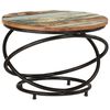 vidaXL Coffee Table Ø 55x40 cm Solid Wood Reclaimed