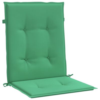vidaXL Garden Lowback Chair Cushions 6 pcs Green 100x50x3 cm Oxford Fabric