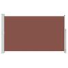 vidaXL Patio Retractable Side Awning 180x300 cm Brown
