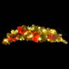 vidaXL Christmas Arch with LED Lights Green 90 cm PVC