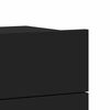 vidaXL Bedside Cabinets 2 pcs Black 40x30x30 cm Engineered Wood