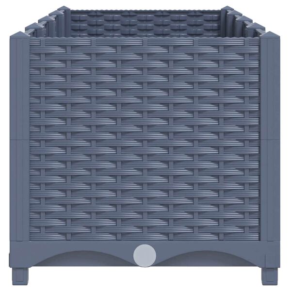 vidaXL Raised Bed 160x40x38 cm Polypropylene