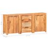 vidaXL Sideboard with 3 Drawers and 4 Doors Solid Acacia Wood