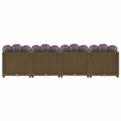 vidaXL Raised Bed 160x40x38 cm Polypropylene