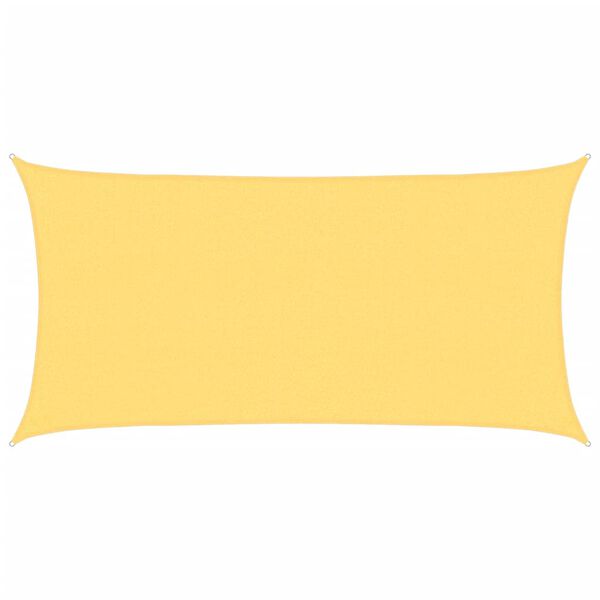vidaXL Sunshade Sail 160 g/m² Beige 2x3.5 m HDPE