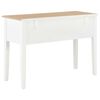 vidaXL Writing Desk White 109.5x45x77.5 cm Wood