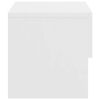 vidaXL Wall-mounted Bedside Cabinet White