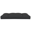 vidaXL Pallet Cushion Black 120x80x12 cm Fabric
