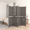 vidaXL 5-Panel Room Divider Anthracite 250x200 cm Fabric