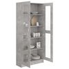 vidaXL Vitrine Cabinet Concrete Grey 82.5x30.5x185 cm Engineered Wood