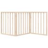 vidaXL Dog Gate Foldable 3 Panels 150 cm Poplar Wood