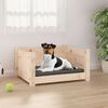 vidaXL Dog Bed 55.5x45.5x28 cm Solid Pine Wood
