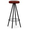 vidaXL Bar Stools 4 pcs Real Leather