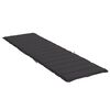 vidaXL Sun Lounger Cushion Black 200x70x3cm Oxford Fabric