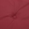 vidaXL Garden Bench Cushion Wine Red 100x50x4 cm Oxford Fabric