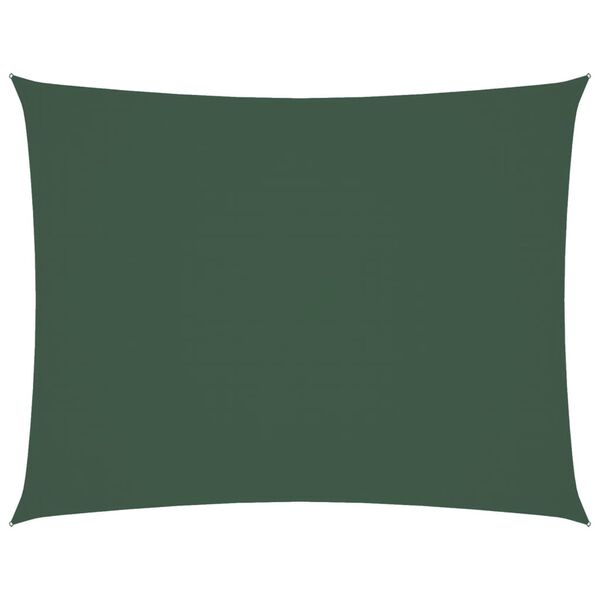 vidaXL Sunshade Sail Oxford Fabric Rectangular 4x5 m Dark Green