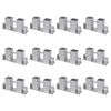 vidaXL Firewood Stacking Aids 12 pcs Steel Silver